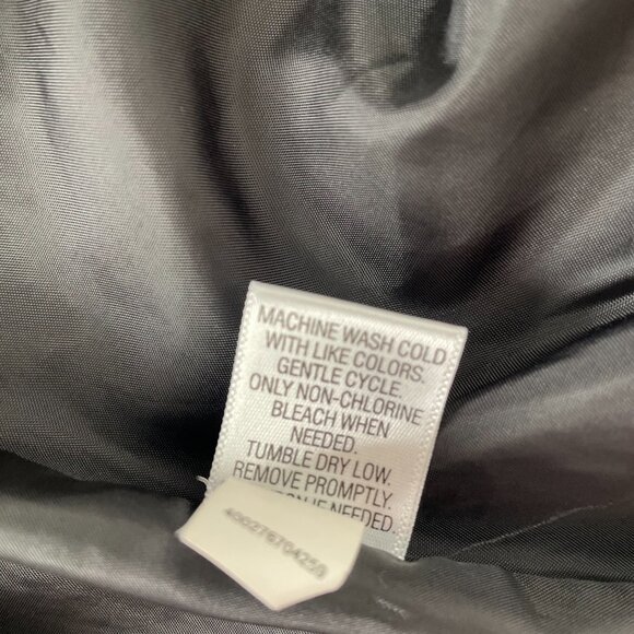 Croft & Barrow Womens Black & White Quilted Tweed Pattern Puffer Vest Size 2X - Picture 5 of 11